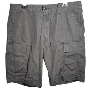 Levis Mens Cargo Shorts Gray Ripstop Cotton Multi Pocket W36. 736